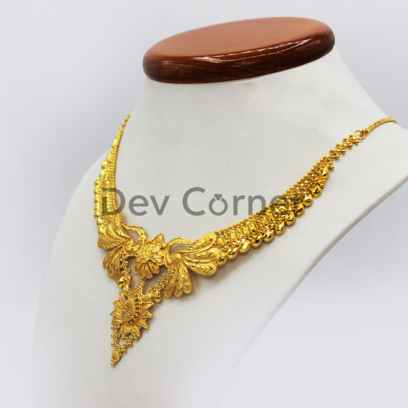 Golden Peacock Necklace - Dev Corner