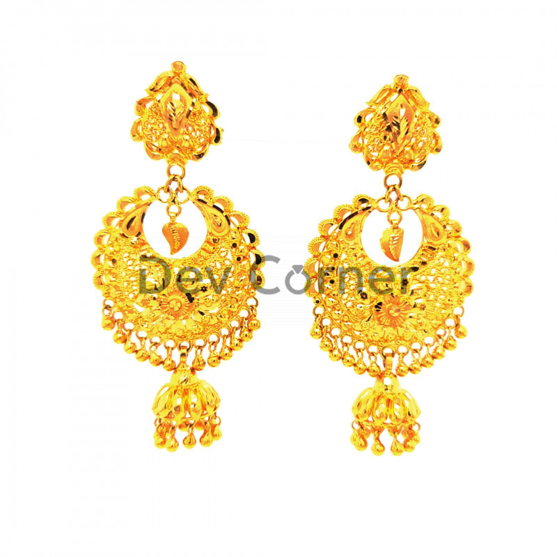 Ramlila jhumka sale gold